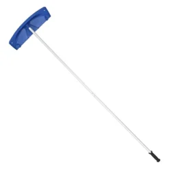 New Snöraka för tak/Taksnöskrapa - Teleskopisk - PP-plastblad 60 cm - Räckvidd 1,18–5,55 m - Med hjul - Halkfritt handtag - Lätt - För snö och löv Snöborttagning