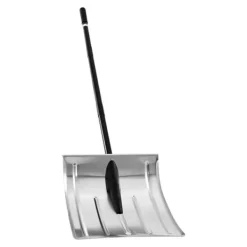 Outlet Snöskyffel - Snöskovel 40 cm - Aluminiumlegering - Halkfritt Grepp - Lätt - Avtagbart Skaft - Stor Kapacitet - För Uppfart Snöborttagning