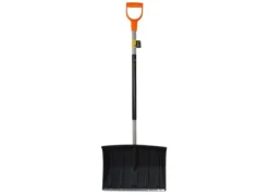 New Snöskyffel med metallhandtag - svart / TEGER (pack om 15) Snöborttagning
