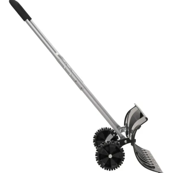 Sale Snöskyffel med utdragbart handtag svart 66 cm stålblad Snöborttagning