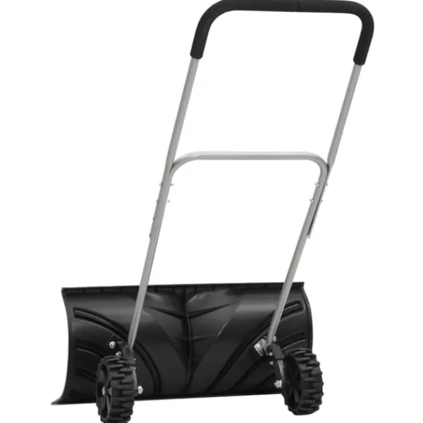 Sale Snöskyffel med utdragbart handtag svart 66 cm stålblad Snöborttagning