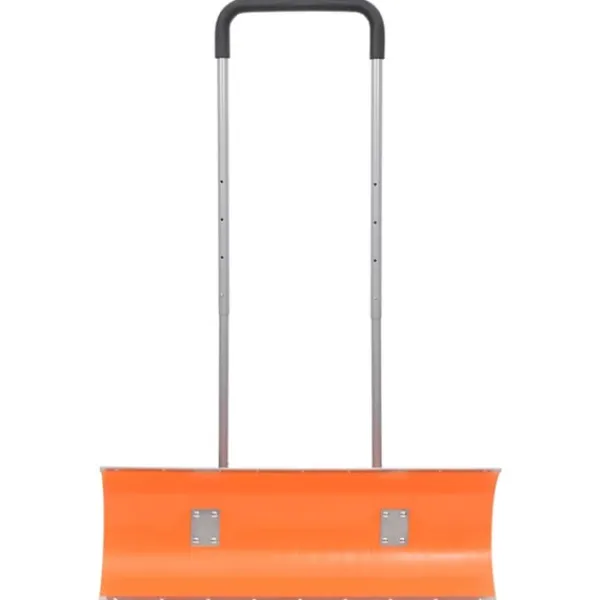 Hot Snöskyffel med utdragbart handtag orange 96 cm stålblad Snöborttagning