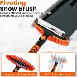 Snöskyffelset, 27x13x87-107 cm, Orange