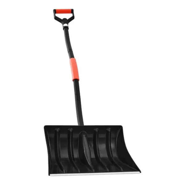 Snöskyffel/Snöspade - Handhållen - Ergonomiskt D-handtag - 42 cm Bladbredd - Aluminiumblad - Lätt vikt - Stor kapacitet - För uppfart och trädgård