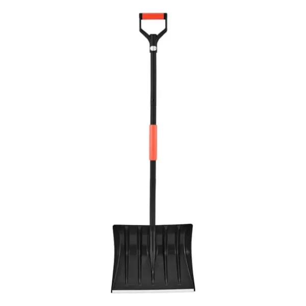 Snöskyffel/Snöspade - Handhållen - Ergonomiskt D-handtag - 42 cm Bladbredd - Aluminiumblad - Lätt vikt - Stor kapacitet - För uppfart och trädgård