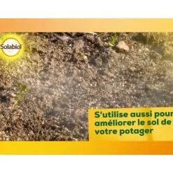 SOLABIOL Kalcium- och magnesiumkarbonat - 10kg - Granulat - Korrigerar jordens surhet - Progressiv och hållbar effekt