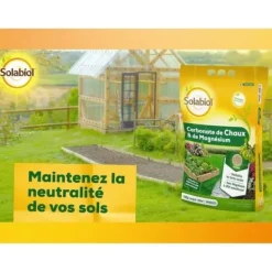 SOLABIOL SOCHAUX10 Kalcium- och magnesiumkarbonat 10 kg, effektiv