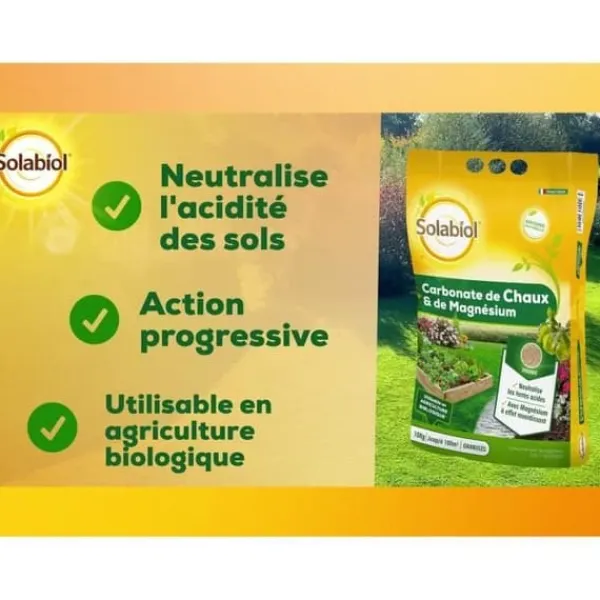 Discount SOLABIOL SOCHAUX10 Kalk och magnesiumkarbonat - 10 kg Jord & Sand