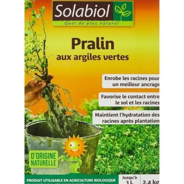 Best Solabiol SOPRAL3 Pralin med grön lera - Upp till 3 l - 2,4 kg Jord & Sand