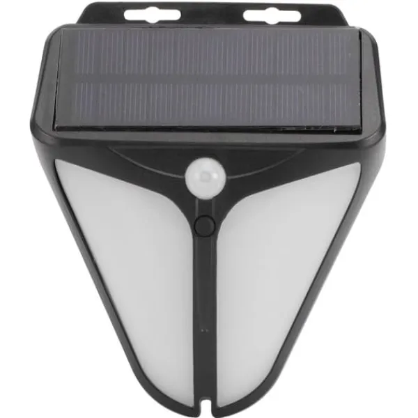 Solar Alarm Lampa Vattentät Människokropp Induktionsljus för Utomhusgård Gårdslager Staket
