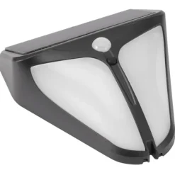 Solar Alarm Lampa Vattentät Människokropp Induktionsljus för Utomhusgård Gårdslager Staket