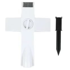 Discount Solar LED Cross Lights for Graveside Memorial - Garden Grave Marker Decor Trädgårdsprydnader
