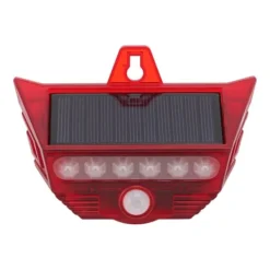 Best Solar Motion Sensor Larm Siren med fjärrkontroll för Home Yard Outdoor Säkerhetslampor