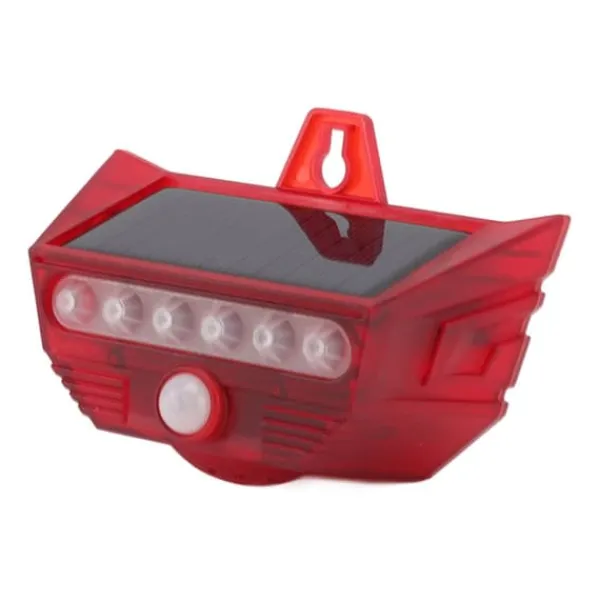 Best Solar Motion Sensor Larm Siren med fjärrkontroll för Home Yard Outdoor Säkerhetslampor