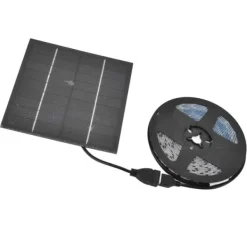 Solar Plant Grow Light Strip Miljövänlig 5W LED Högt ljusflöde Främja tillväxt Solar LED Grow Light Strips 3 Meter / 3,3yd