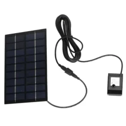 Online Solar Pond Pump Kit med Anti-Clogging Mesh - Enkel montering, 9V 1,8W, för trädgårdspooldekoration Fontäner & Dammar