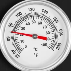 Solar turist trädgård dusch med en termometer och en 35-liters tank