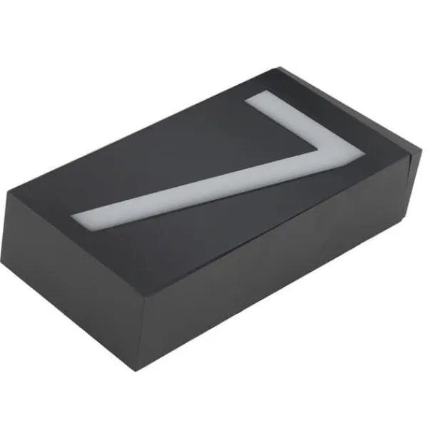Solcellsdriven LED-adressnummerskyltlampa för utomhushus Hotellbutiksdörr (nummer 7)
