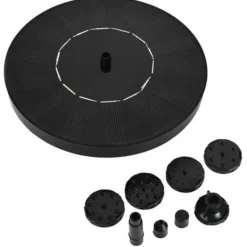 Solcellsfontän – Solcellsdriven Fontän för Fågelbad 16cm