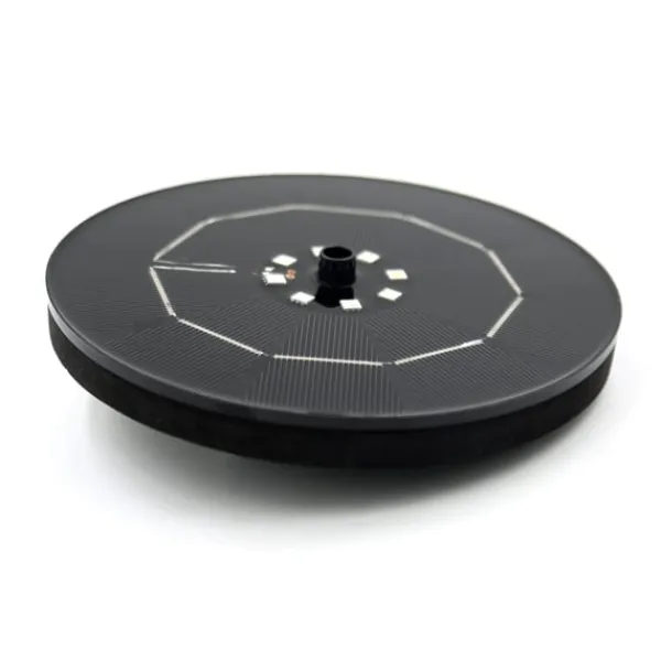 Solcellsfontän Vattenfontän med batteri 16 cm
