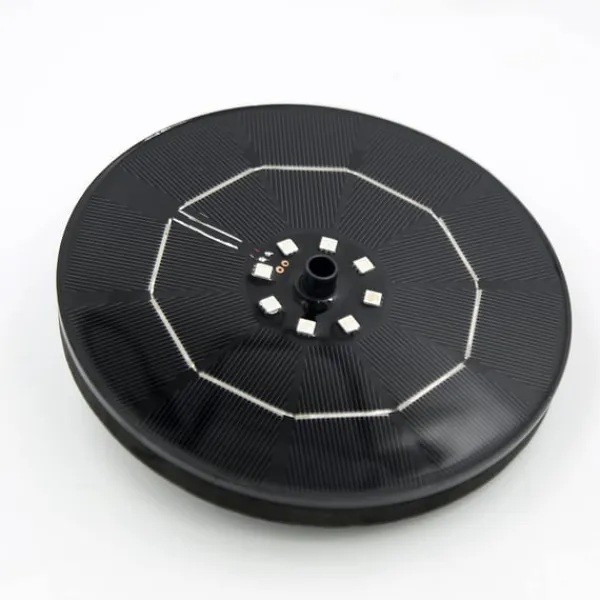 Solcellsfontän Vattenfontän med batteri 16 cm