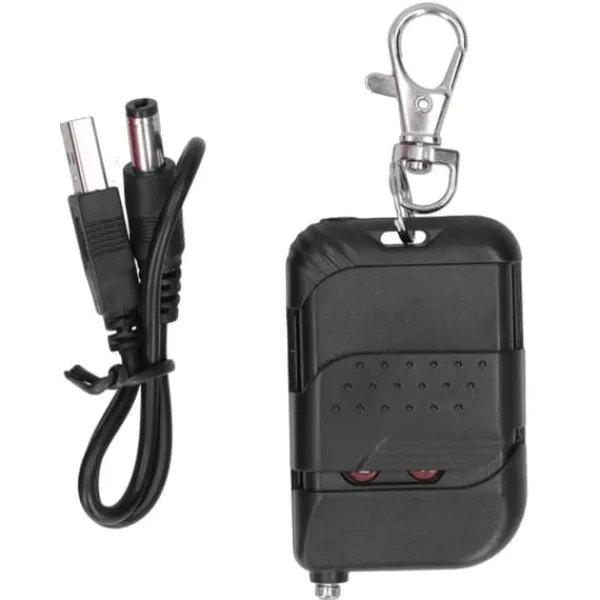 Solcellslarmlampa 129db Rörelsesensor Djuravskräckare med Fjärrkontroll för Gård/Orchard Säkerhetslampor