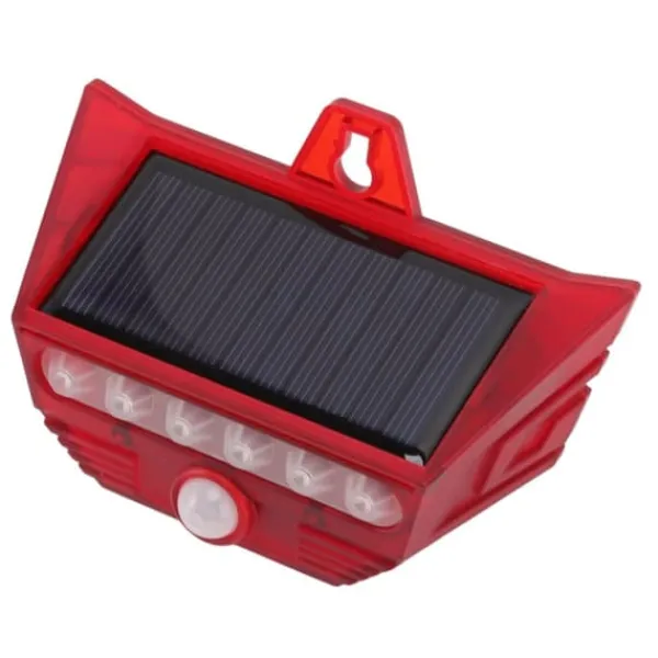 Sale Soldriven utomhusrörelsesensorlarm med fjärrkontroll och USB-laddning Säkerhetslampor