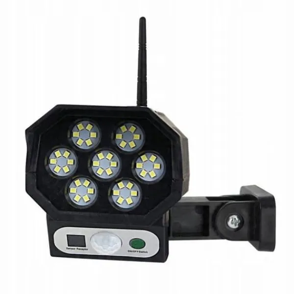 Solfalsk Kamera - IKONKA - ESPERANZA PHANTOM - 42 LED - Rörelse Detektor - IP65