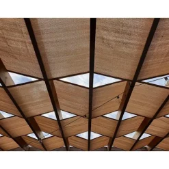 Solskyddsband för lusthus HDPE 0,4x5 Sand