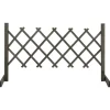 Clearance Spaljéstaket i massivt granträ - Hållbart och förlängningsbart | Storlek: 120x60 cm | Färg: Grå Valvbågar, Spaljéer, Bersåer & Pergolor