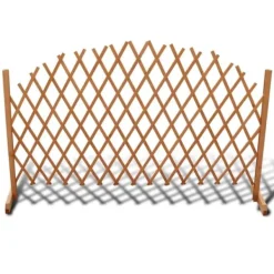 Spaljéstaket i massivt trä - Väderbeständigt och förlängningsbart | Storlek: 180 x 100 cm Valvbågar, Spaljéer, Bersåer & Pergolor