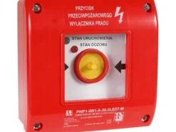 Spamel Manuell nödstoppstryckknapp PWP1(1NO och 1NC)med hammare och certifikat grön/röd PWP1-W01-B-11-2LED11-M
