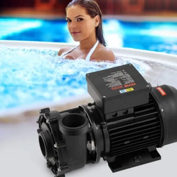 Discount Spa-pump, dubbelfart 56-ram, 2" port, 90° roterande gränssnitt, TÜV-certifierad Spa & Utomhusbad