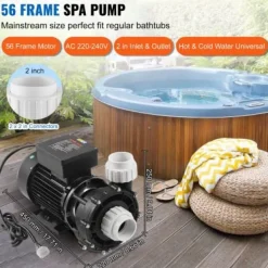 Discount Spa-pump, dubbelfart 56-ram, 2
