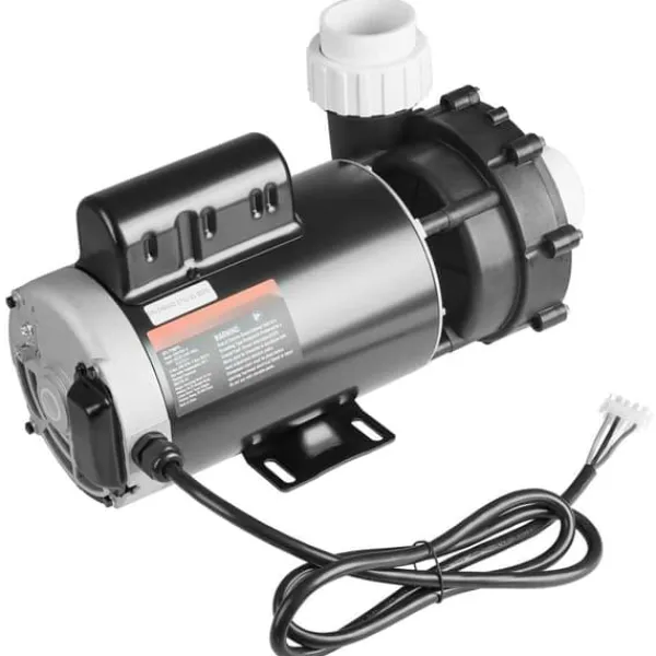 Hot Spa-pump 1600W, dubbel hastighet 39 m³/h, 400W 19 m³/h, 2 In/5,6 cm kontakter, överhettningsskydd, läckageskydd, 90° rotation Spa & Utomhusbad