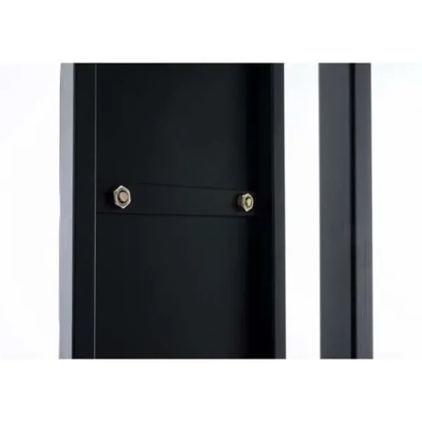 Outlet Sparkstockhållare, Mattsvart-120 cm Tillbehör Till Vedeldade Kaminer & Öppna Spisar