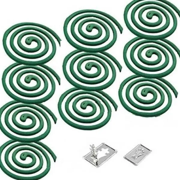 Online Spiraler Anti Mygg x 10 doftande Citronella med Stöd Insektsmedel & Djuravvisande Medel