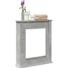 Discount Spiselkrans betonggrå 75x20x87,5 cm konstruerat trä Öppna Spisar