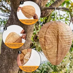 New 4st Getingfällor giftfritt lockbete av papper, avskräckande för bin - Getingbo Insektsmedel & Djuravvisande Medel