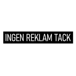 Outlet 2st INGEN REKLAM TACK -dekaler till postlådan. 1 vit, 1 svart Postlådor & Brevlådor