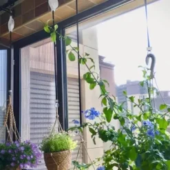 Sale 2st Justerbara Upphängningskrokar för Blomkrukor | Höj- och Sänkbara Hängare Krukor & Växtbehållare