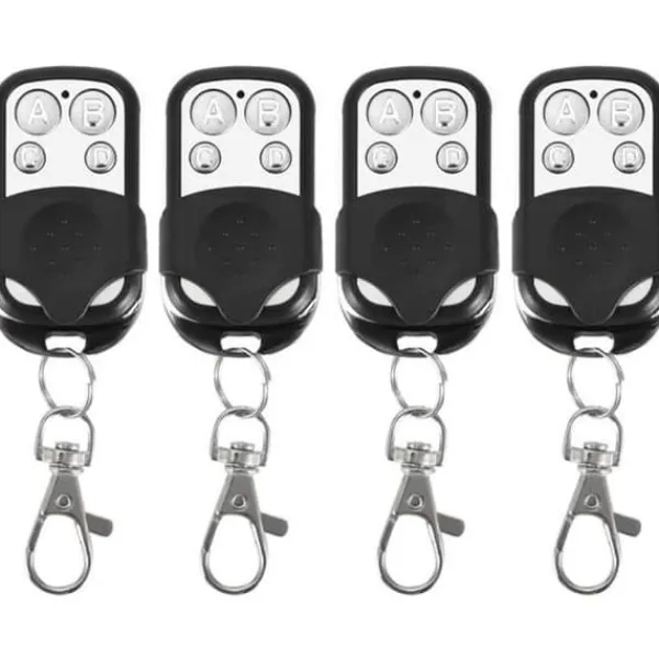 New 4st Universal Cloning Trådlös Fjärrkontroll Nyckelbricka för bilgarageport 433 MHz Skjul, Garage & Carports