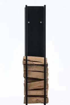 Discount StandhoodTrek Spark - Fire Wood Holder - High Quality and Sustainability Color: Matte Black | Storlek: 180 cm Tillbehör Till Vedeldade Kaminer & Öppna Spisar