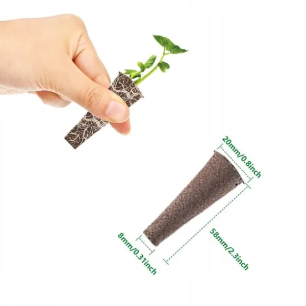 Online STARTKIT FÖR PLANTOR, INSPEKTION AV PLANTOR, 50 PATRONER, SUBSTRAT, HYDROPONIK Kit För Växt- & Örtplantering