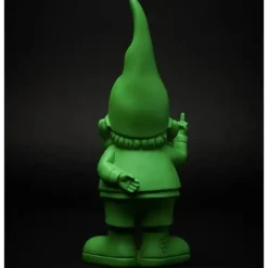 Best Staty Mini Bernardo grön finger uppåt Trädgårdsprydnader