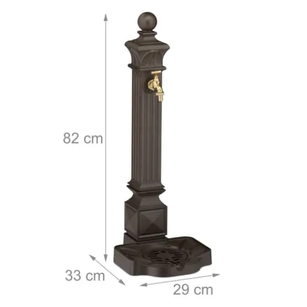 Clearance Stående fontän, 82x29x33 cm, brun Fontäner & Dammar