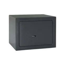Best Stålsäkerhetsskåp - - Mörkgrå - 23x17x17 cm - Fästanordning med dörrlås - Inomhusbruk Kassaskåp