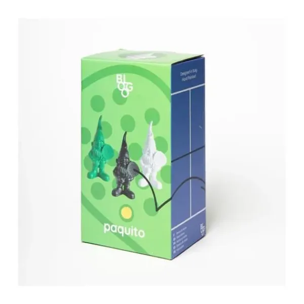 Discount Stor Figurine Pachito Grön 29cm dekorativ staty - Blogo - Vit Trädgårdsprydnader