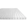Stycke av växthusflerväggsplåt / klar polykarbonat 700x1500mm - 4mm, 4st.