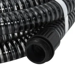 Sale Sugslang med kopplingar mässing svart 1,1" 7 m PVC Bevattning